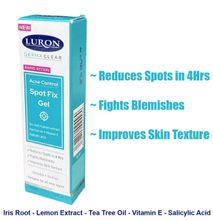 Luron Spot Fix Gel - Acne Control - Derma Clear - Rapid Action